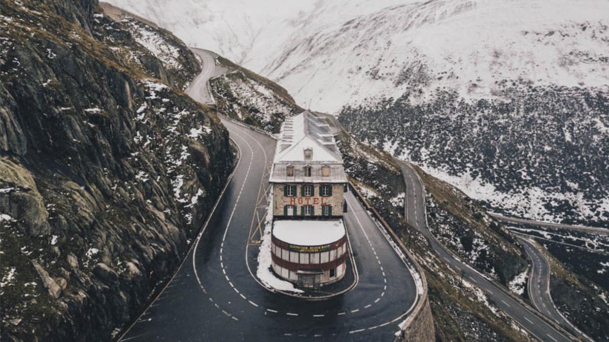 Background Furka Pass