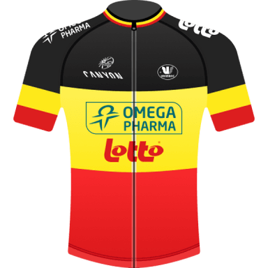 maillot BELGIUM / OMEGA PHARMA / GILBERT / 2011