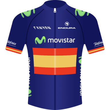 maillot SPAIN / MOVISTAR / VALVERDE 2015