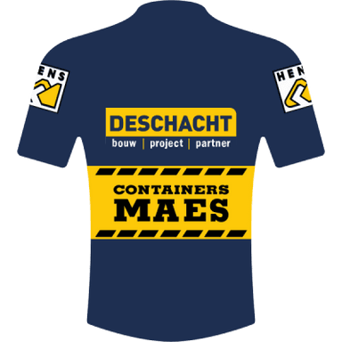 Jersey CX TEAM DESCHACHT - GROUP HENS - CONTAINERS MAES