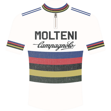 maillot WC / MOLTENI / MERCKX / 1974